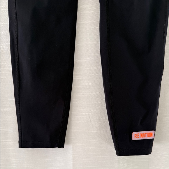 PE Nation Salto Legging Black High Rise Logo Activewear | Size M - Picture 15 of 16